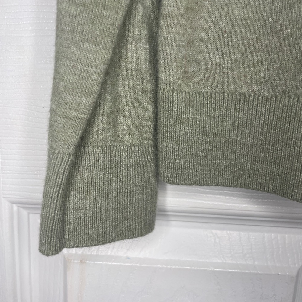 Talbots Green Sweater with Bird Design - Picture 4 of 6